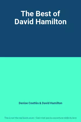 Couverture du produit · The Best of David Hamilton