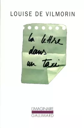 Couverture du produit · La Lettre dans un taxi