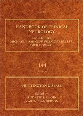 Couverture du produit · SPEC – Handbook of Clinical Neurology, Volume 144, Huntington Disease, 12-Month Access, eBook (Volume 144)