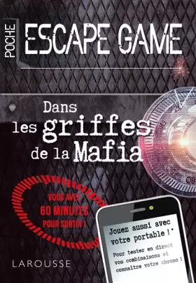 Couverture du produit · Escape Game de Poche - Dans les Griffes de la Mafia- Cahier de vacances