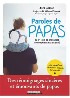 Couverture du produit · Paroles de papas: Du 1er mois de grossesse aux premiers pas de bébé