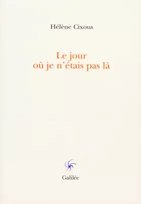 Couverture du produit · Le jour où je n'étais pas là