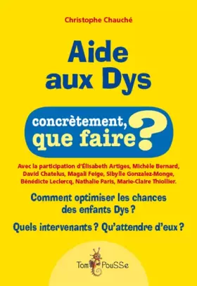 Couverture du produit · Aide aux Dys : Comment optimiser les chances des enfants Dys ? Quels intervenants ? Qu'attendre d'eux ?