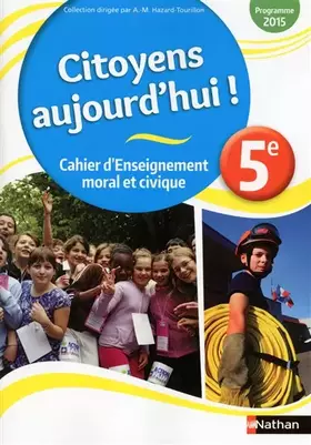 Couverture du produit · Cahier d'enseignement moral et civique 5e