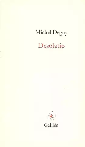 Couverture du produit · Desolatio