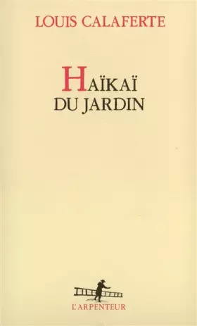 Couverture du produit · Haïkaï du jardin