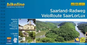 Couverture du produit · Saarland-Radweg • VeloRoute SaarLorLux: 1:75.000, 835 km (Bikeline Radtourenbücher)