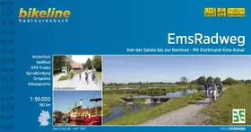 Couverture du produit · EmsRadweg: Von den Quellen zur Mündung - Mit Dortmund-Ems-Kanal. 1:50.000, 382 km: Von der Senne bis zur Nordsee. Mit Dortmund-