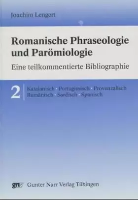 Couverture du produit · Romanische Phraseologie und Parömiologie, 2 Bde.