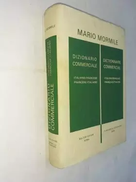 Couverture du produit · Dizionario commerciale italiano-francese, francese-italiano