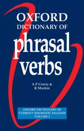 Couverture du produit · DICTIONARY OF PHRASAL VERBS