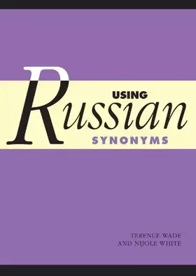 Couverture du produit · Using Russian Synonyms