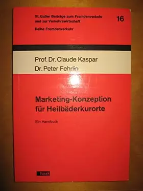 Couverture du produit · Marketingkonzeptionen für Heilbäderkurorte. Ein Handbuch