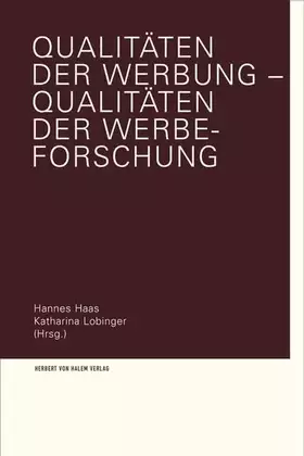 Couverture du produit · Qualitäten der Werbung - Qualitäten der Werbeforschung