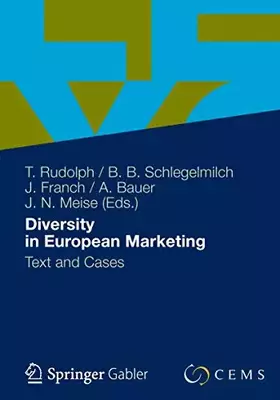 Couverture du produit · Diversity in European Marketing: Text and Cases