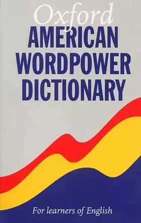 Couverture du produit · Dic American Wordpower Dictionary