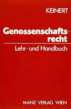 Couverture du produit · Österreichisches Genossenschaftsrecht: Lehr- und Handbuch