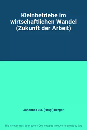 Couverture du produit · Kleinbetriebe im wirtschaftlichen Wandel (Zukunft der Arbeit)