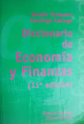 Couverture du produit · Diccionario de Economia y Finanzas