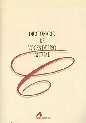 Couverture du produit · Diccionario de voces de uso actual