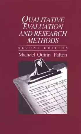 Couverture du produit · Qualitative Evaluation and Research Methods