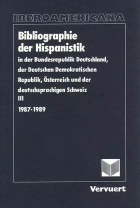 Couverture du produit · Bibliographie der Hispanistik in der Bundesrepublik Deutschland,... / Bibliographie der Hispanistik in der Bundesrepublik Deuts