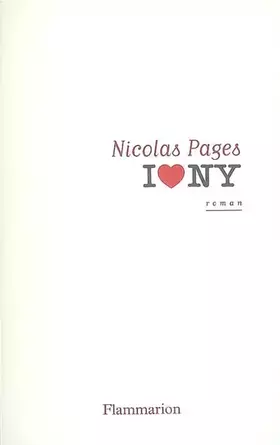 Couverture du produit · I love NY