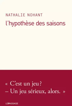 Couverture du produit · L'Hypothèse des saisons