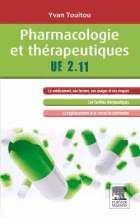 Couverture du produit · Pharmacologie et thérapeutiques, UE 2.11