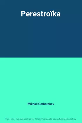 Couverture du produit · Perestroïka