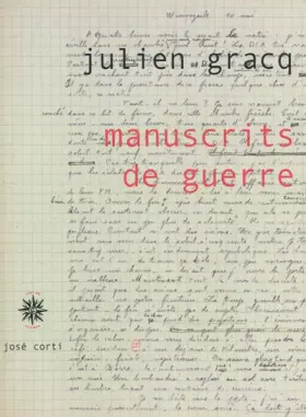 Couverture du produit · Manuscrits de guerre