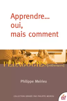 Couverture du produit · Apprendre... oui, mais comment