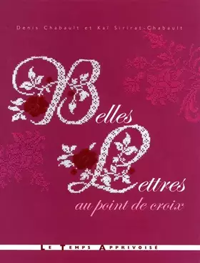 Couverture du produit · Belles lettres au point de croix