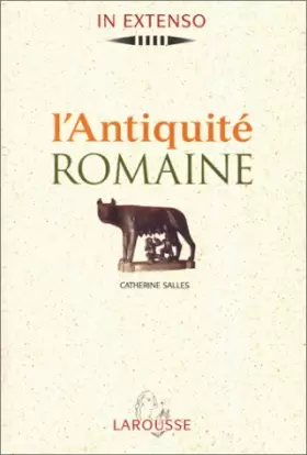 Couverture du produit · L'antiquité romaine