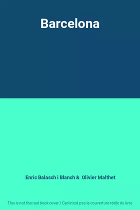 Couverture du produit · Barcelona