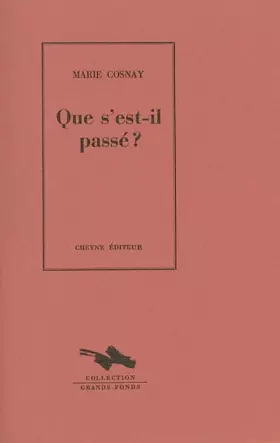 Couverture du produit · Que s'est-il passé ?