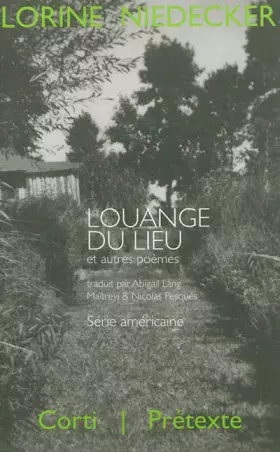Couverture du produit · Louange du lieu et autres poèmes (1949-1970)