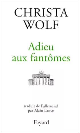 Couverture du produit · Adieu aux fantômes