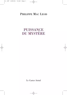 Couverture du produit · Puissance du mystère