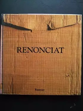 Couverture du produit · RENONCIAT, La Matière Des Choses, Sculptures.