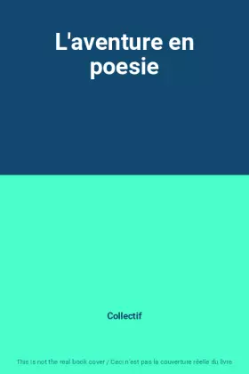Couverture du produit · L'aventure en poesie