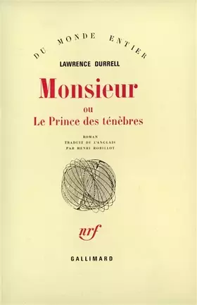 Couverture du produit · Monsieur ou le Prince des Ténèbres