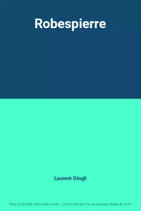 Couverture du produit · Robespierre