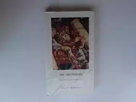 Couverture du produit · Sein oder Nichtsein. Ein Shakespeare-Brevier