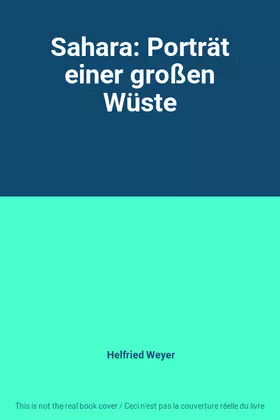 Couverture du produit · Sahara: Porträt einer großen Wüste