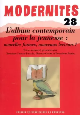 Couverture du produit · L'album contemporain pour la jeunesse : nouvelles formes, nouveaux lecteurs ?