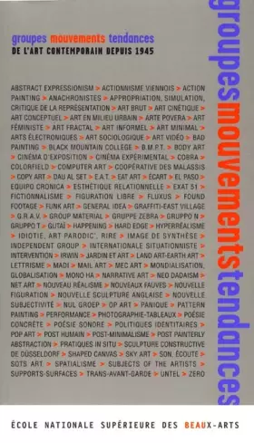 Couverture du produit · Groupes, mouvements, tendances de l'art contemporain depuis 1945