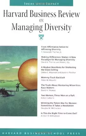 Couverture du produit · Harvard Business Review on Managing Diversity