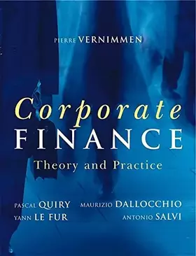 Couverture du produit · Corporate Finance: Theory And Practice