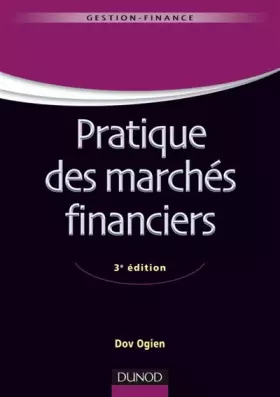 Couverture du produit · Pratique des marchés financiers - 3e édition